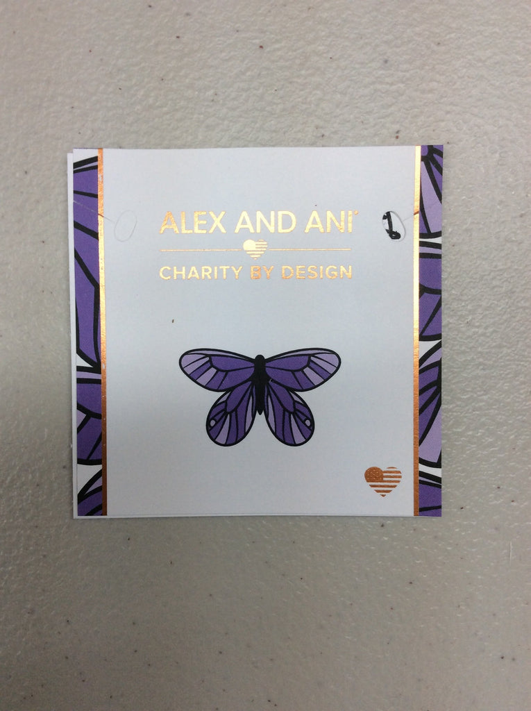 Alex and Ani Womens Charity by Design Butterfly Bangle