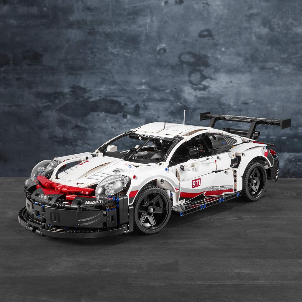 LEGO Technic Porsche 911 RSR Building Set, Realistic Car Model, Advanced Construction Kit