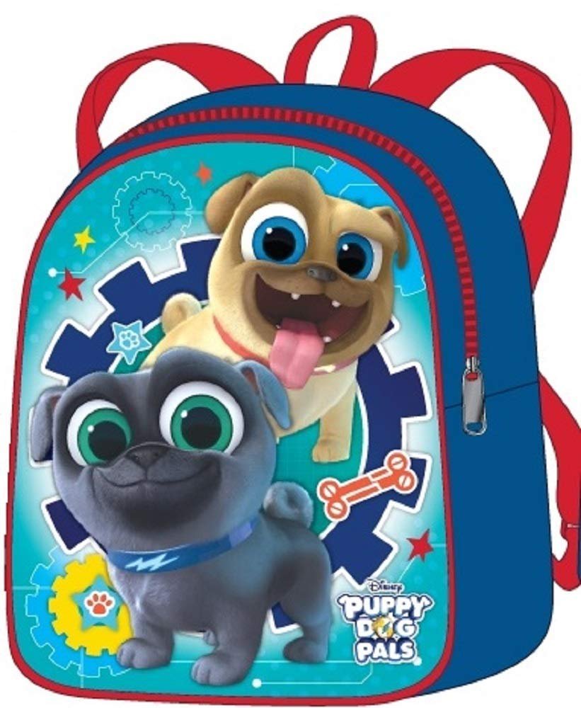 Puppy Dog Pals 12" Backpack - Boys School Knapsack Toddler Little Kid Mini