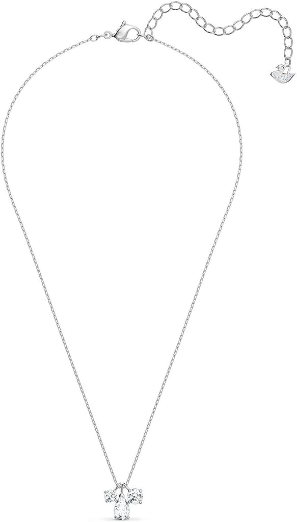 SWAROVSKI Women's Attract Pear Rhodium Plated Crystal Jewelry Collection