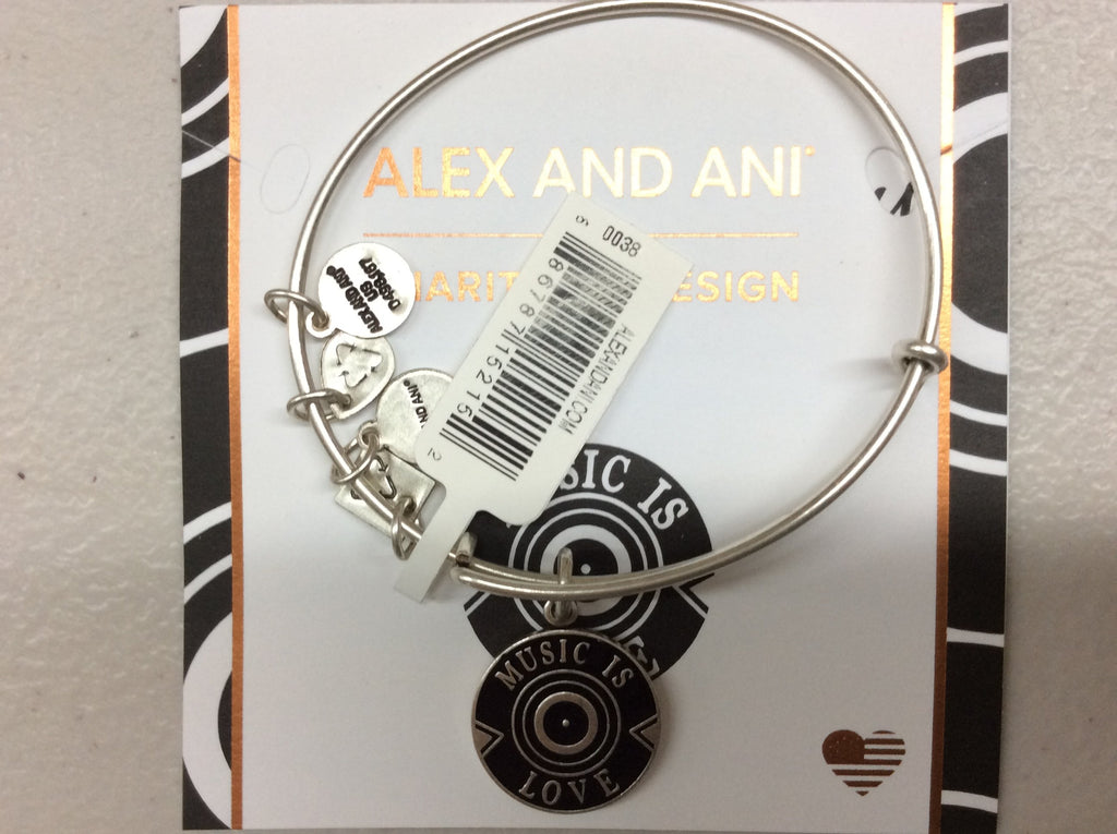 Alex and Ani Womens Charity by Design Music is Love Bangle