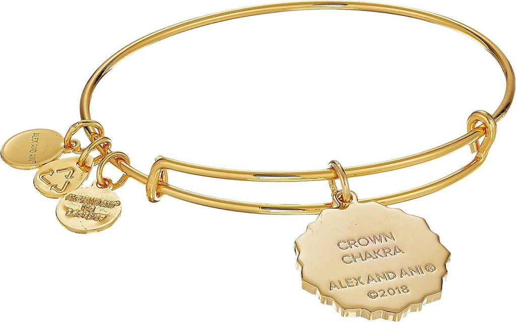 Alex and Ani Womens The Crown Chakra Bangle