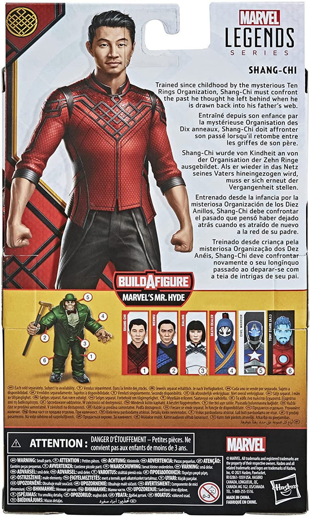 Marvel Hasbro Legends Series Shang-Chi and The Legend of The Ten Rings 6-inch Collectible Shang-Chi Action Figure Toy for Age 4 and Up