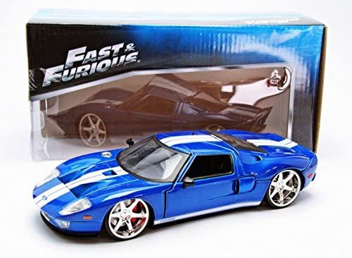 Fast & Furious 1:24 2005 Ford GT Die-cast Car, Toys for Kids and Adults