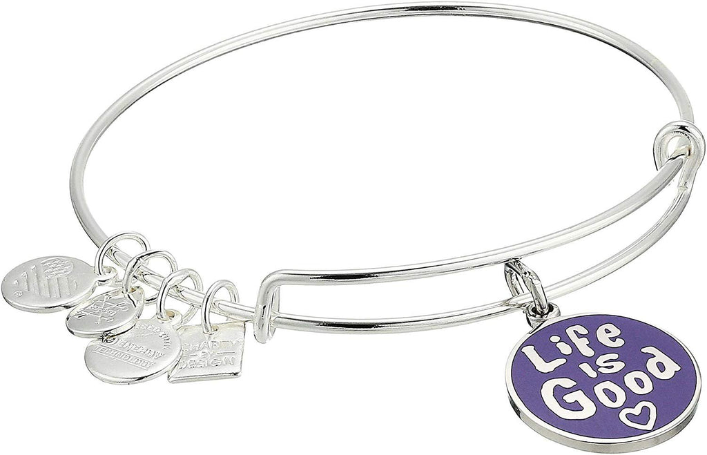 Alex and Ani Womens Charity by Design Life is Good Bangle