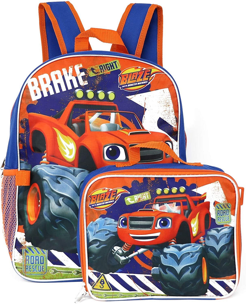 Blaze and the Monster Machines Backpack with Insulated Lunchbox