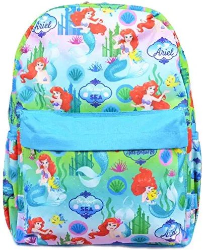 Disney's The Little Mermaid Large 16" All Over Print Backpack - 16510