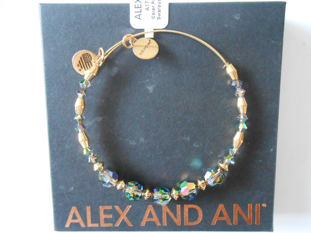 Alex and Ani Swarovski Crystal Beaded Mirror II Bangle