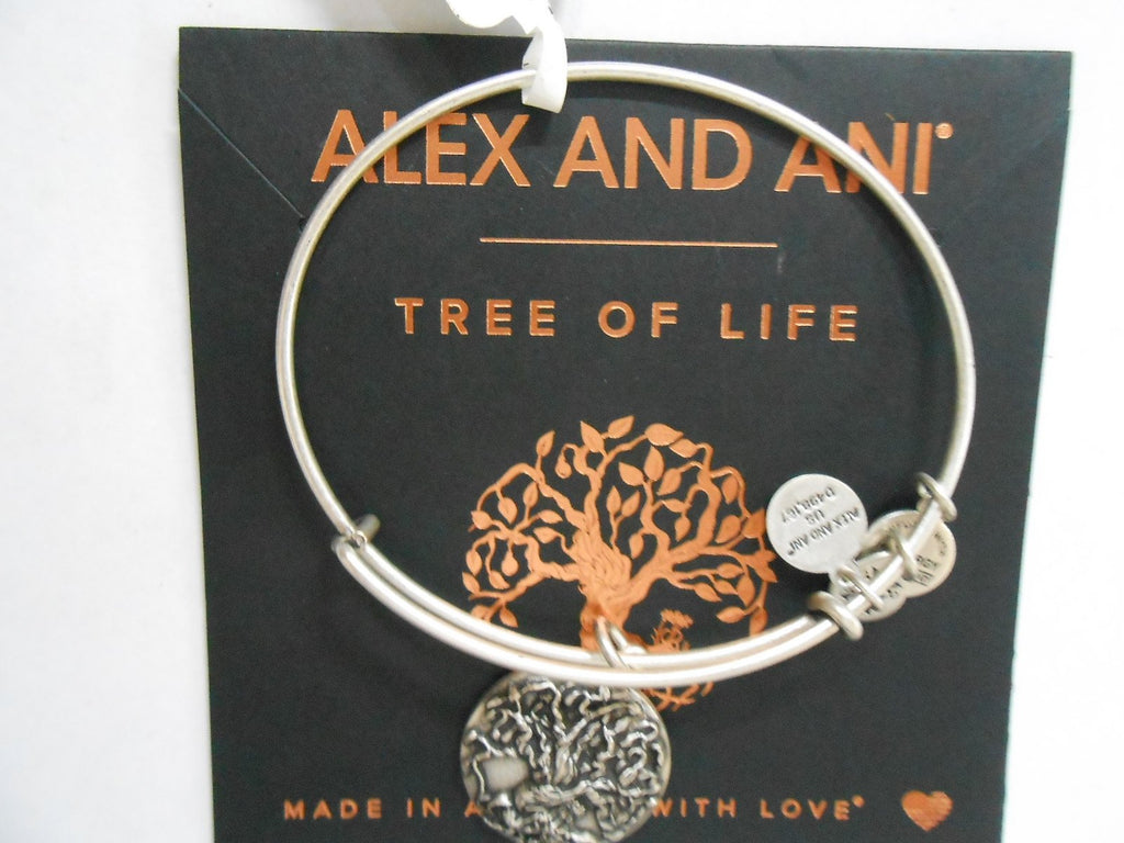 Alex and Ani Tree of Life III Expandable Rafaelian Bangle Bracelet