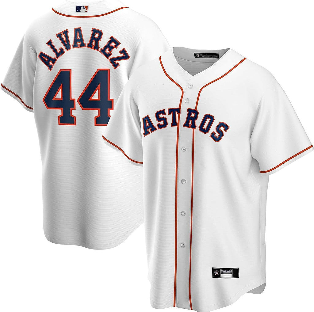 Outerstuff Yordan Alvarez Houston Astros White #44 Youth 8-20 Home Jersey