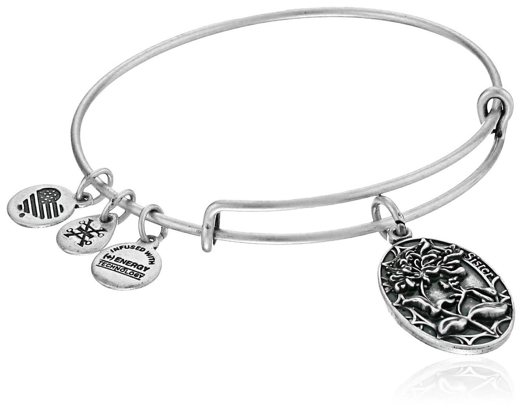 Alex and Ani Because I Love You, Sister II Expandable Bangle Bracelet