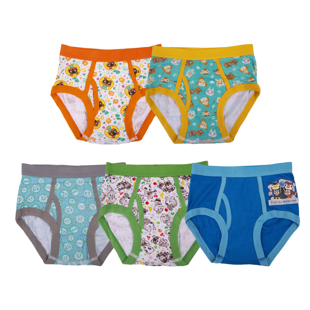 Nintendo Big Animal Crossing Boys Underwear Multipacks