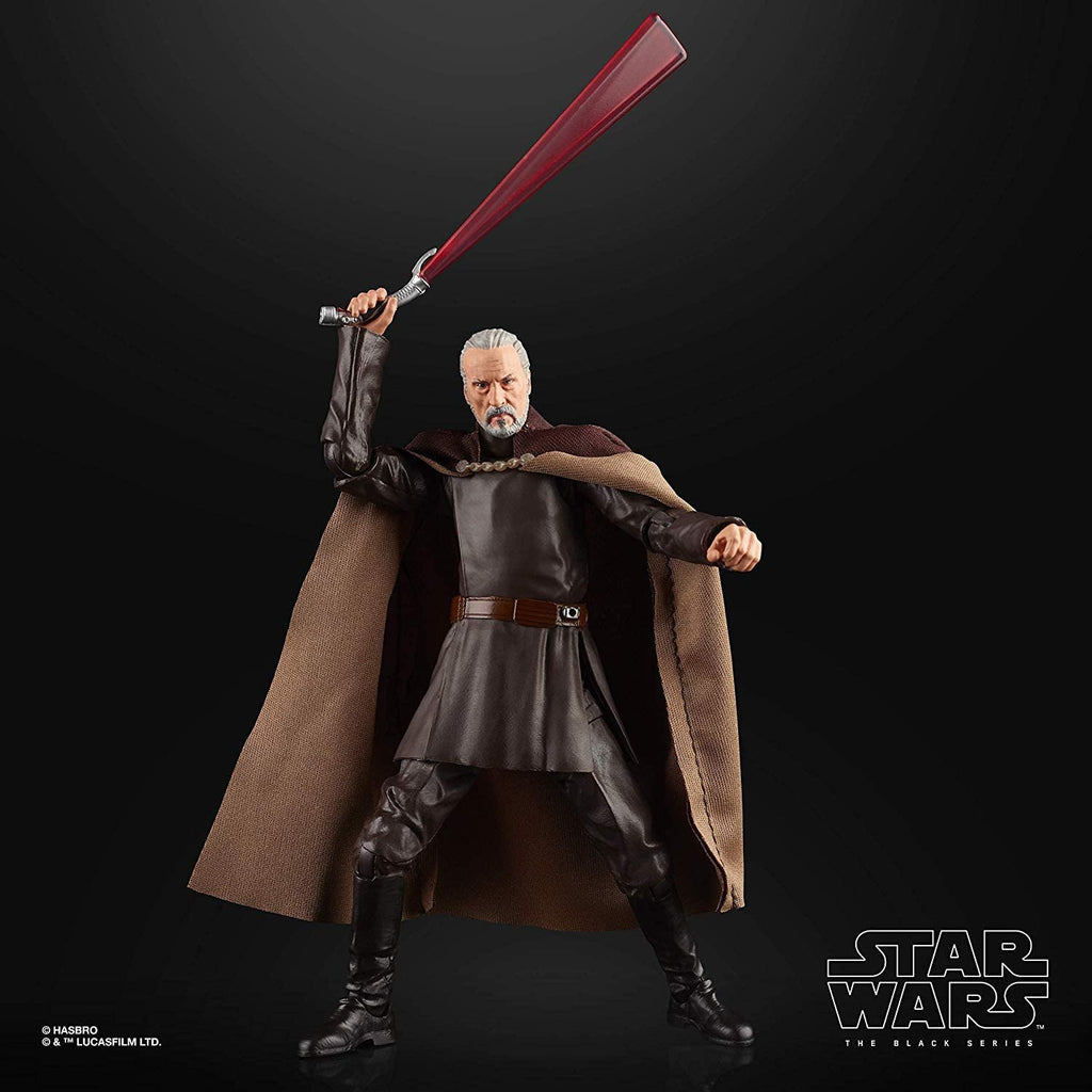 STAR WARS The Black Seriescount Dooku Toy 6" Scale Attack of The Clones Collectible Figure