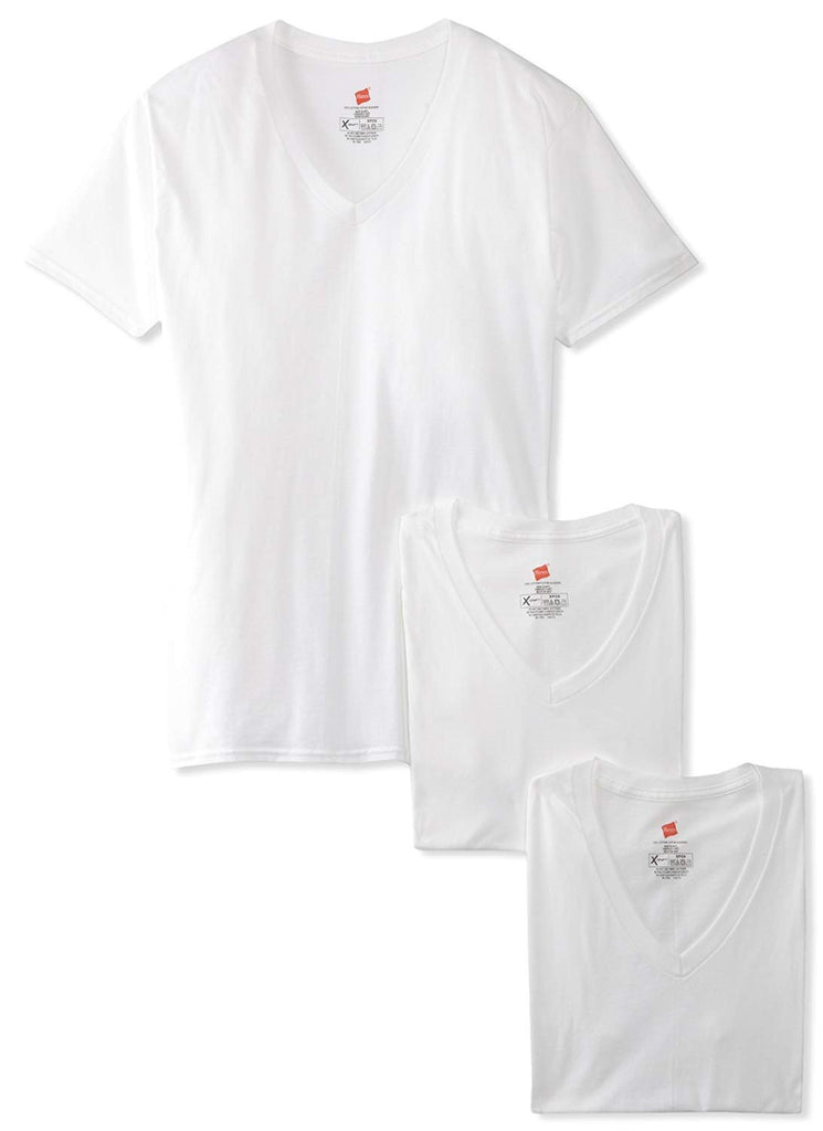 Hanes Ultimate Men's 3-Pack FreshIQ X-Temp V-Neck T-Shirt