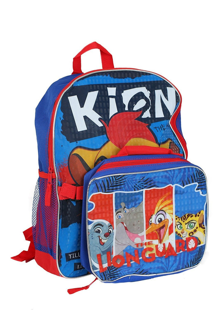 Disney Boys' Lion Guard Backpack with Detachable Lunch Kit