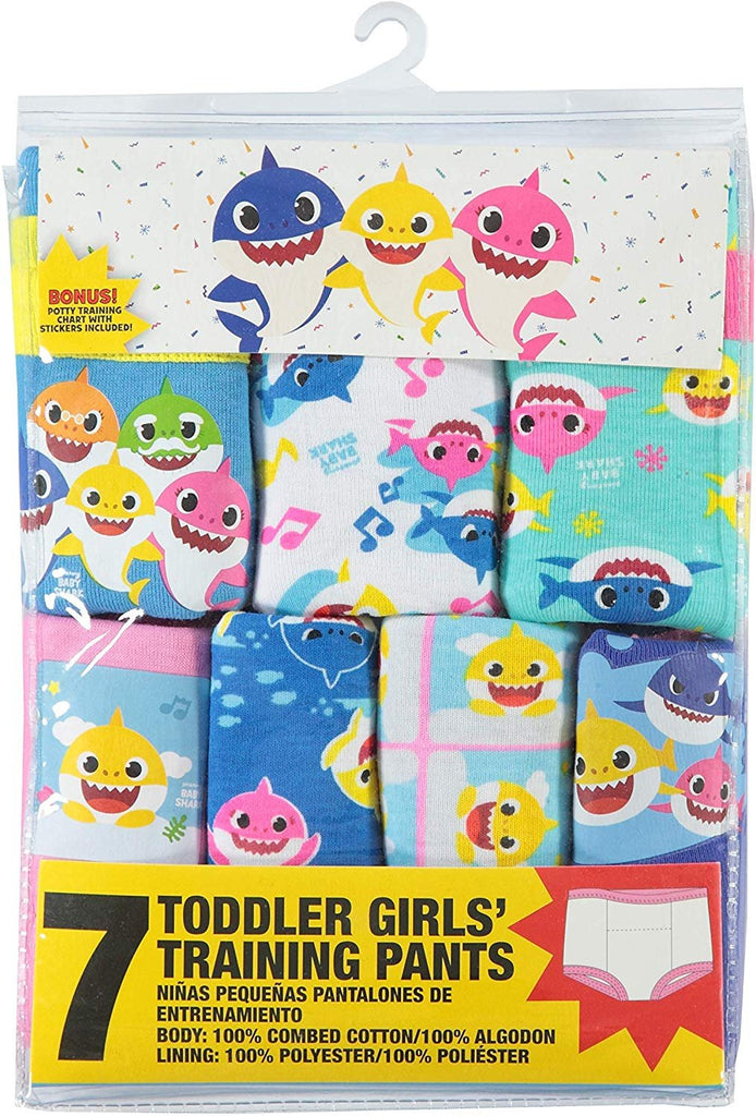 TEN28 by Handcraft Girls' Toddler Baby Shark Potty Training Pants