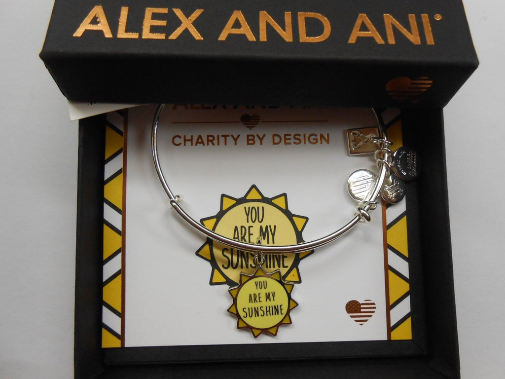 Alex and Ani Womens Charity by Design You are My Sunshine Bangle