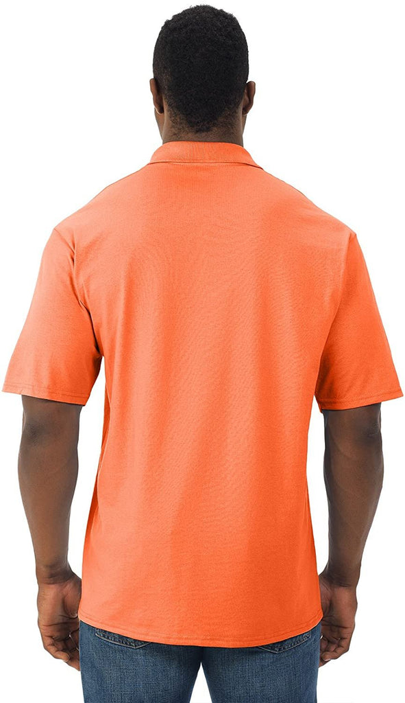Jerzees Mens SpotShield Short Sleeve Pocket Jersey Sport Shirt, JZ436MPR, 5X