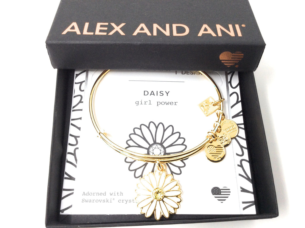 Alex and Ani Charity By Design, Daisy Bangle Bracelet