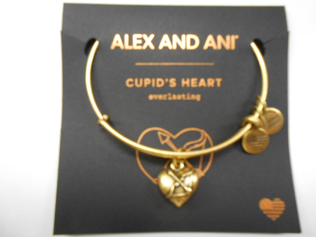 Alex and Ani Women's Path of Symbols - Cupid's Heart II Charm Bangle