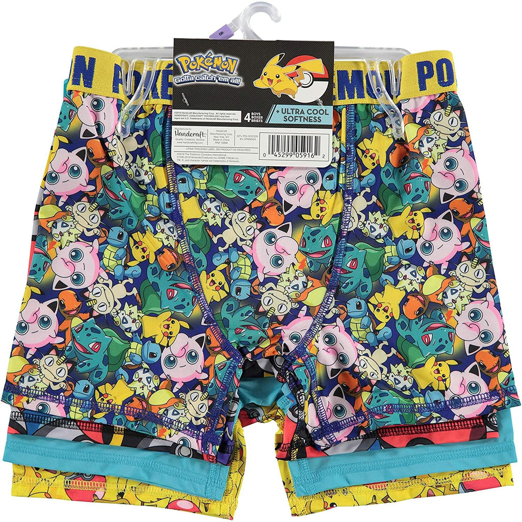 PokÃ©mon Boys' Big Pokemon Athletic Boxer Brief