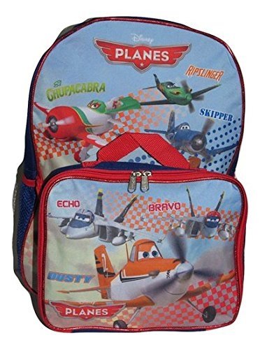 Disney Planes Large Full Size Backpack with Lunch Bag