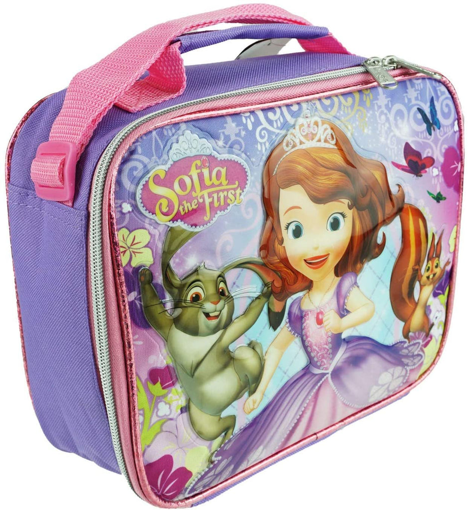 Disney's Sofia The First Insulated Lunch Box With Adjustable Shoulder Straps - Lovely Roses - A17327