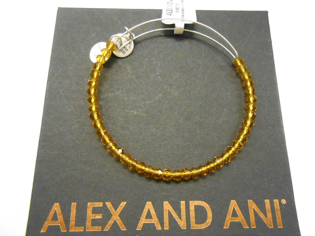 Alex and Ani Brilliance Bead Aurelia Gold/Shinny Bracelet