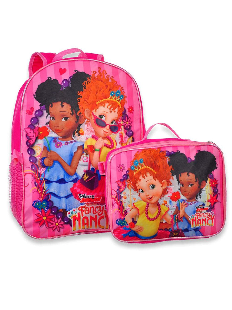 Fancy Nancy & Bree 16" Backpack With Detachable Matching Lunch Box