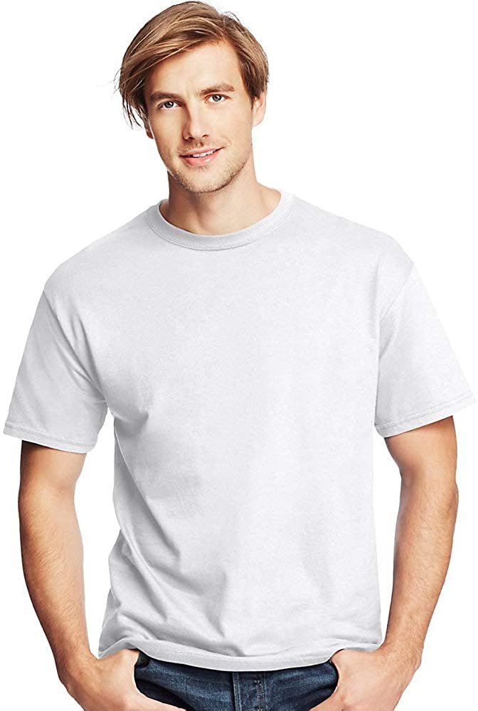 Hanes Men's ComfortSoft Short Sleeve T-Shirt (12 Pack)