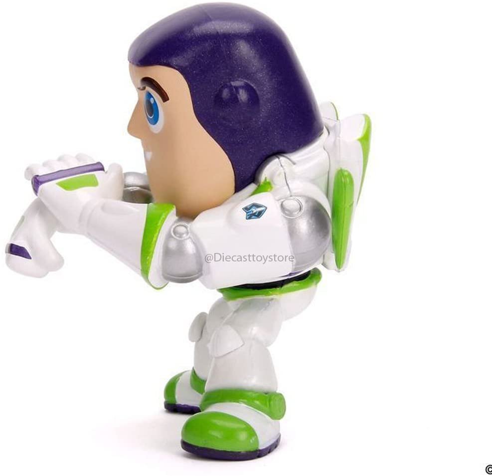 Jada Toys Metals Disney Pixar Toy Story Buzz Lightyear Die-Cast Collectible Toy Figure, 4"