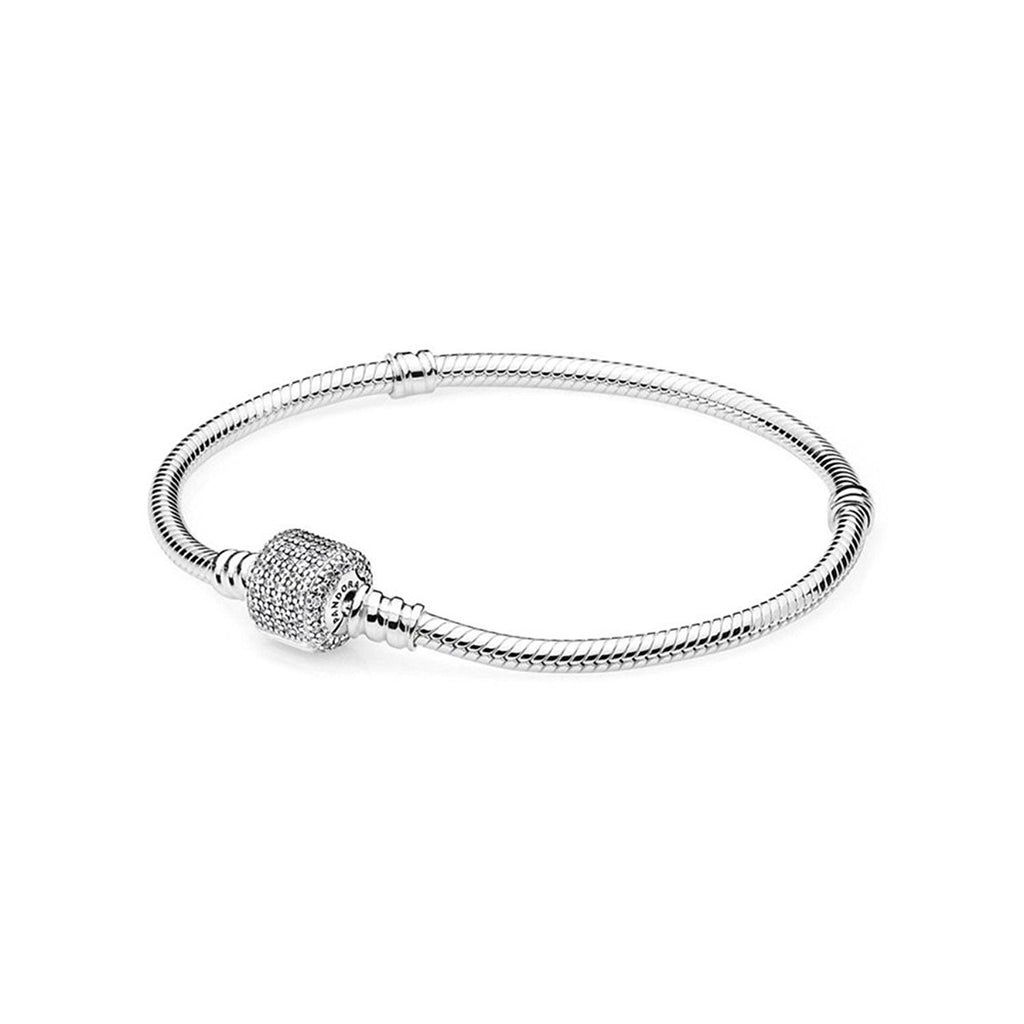 Pandora MOMENTS SILVER SIGNATURE CLASP BRACELET 590723CZ