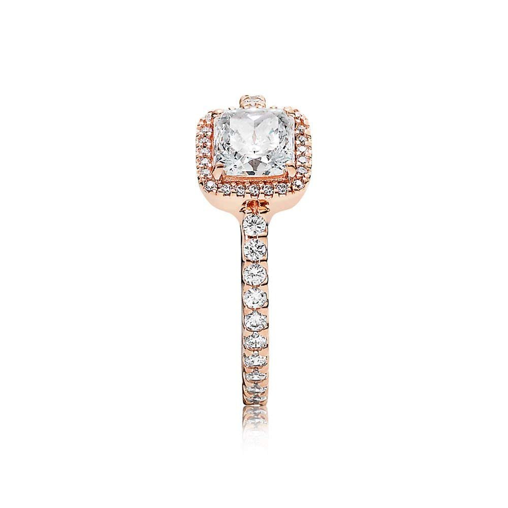 Pandora Timeless Elegance Ring, Pandora Rose, Clear CZ, 7 US, 180947CZ-54