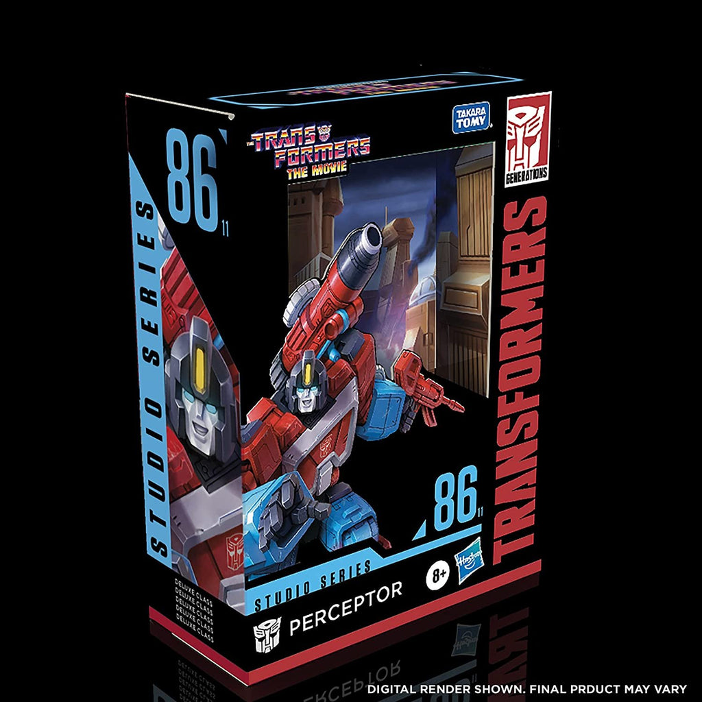 Transformers Toys Studio Series 86-11 Deluxe Class The The Movie Perceptor Action Figure - Ages 8 and Up, 4.5-inch