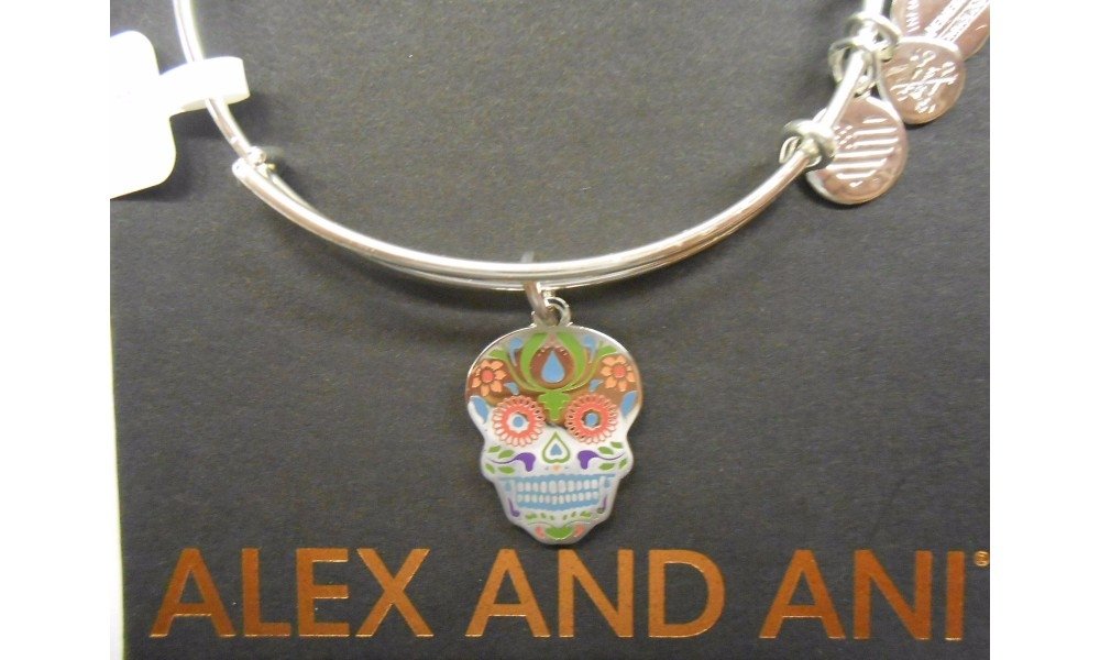 Alex and Ani Color Infusion, Calavera EWB Bangle Bracelet