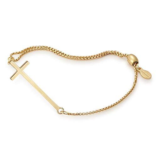 Alex and Ani Women's Cross Pull Chain Bracelet