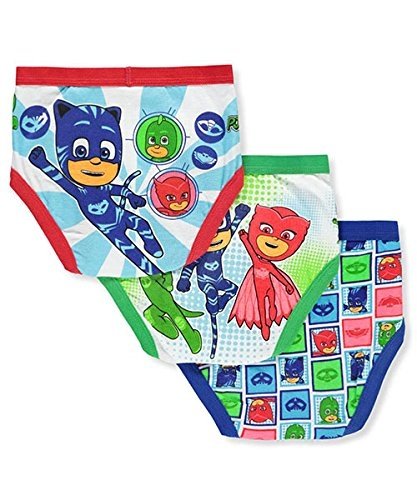 PJ Masks Gekko, Catboy & Owlette 3-Pack Boys Briefs