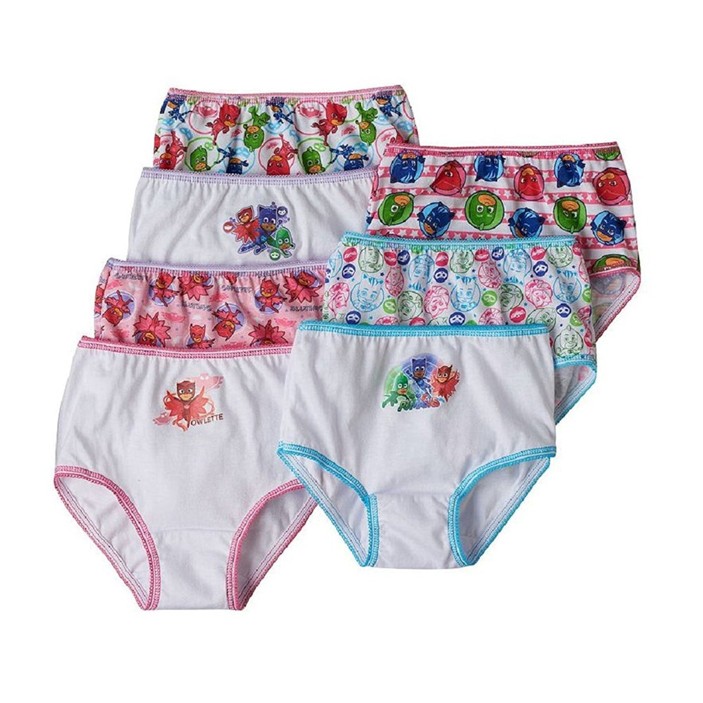 PJ Masks Toddler Girls' 7-Pack Brief Bikini Panty Underwear, PJ Mask T –  sandstormusa