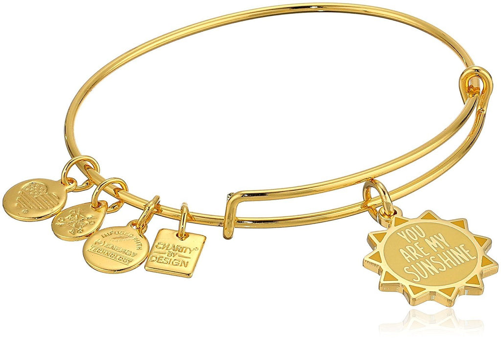 Alex and Ani Womens Charity by Design You are My Sunshine Bangle