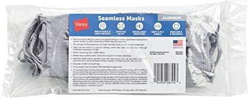 Hanes Seamless Face Mask Pack of 6