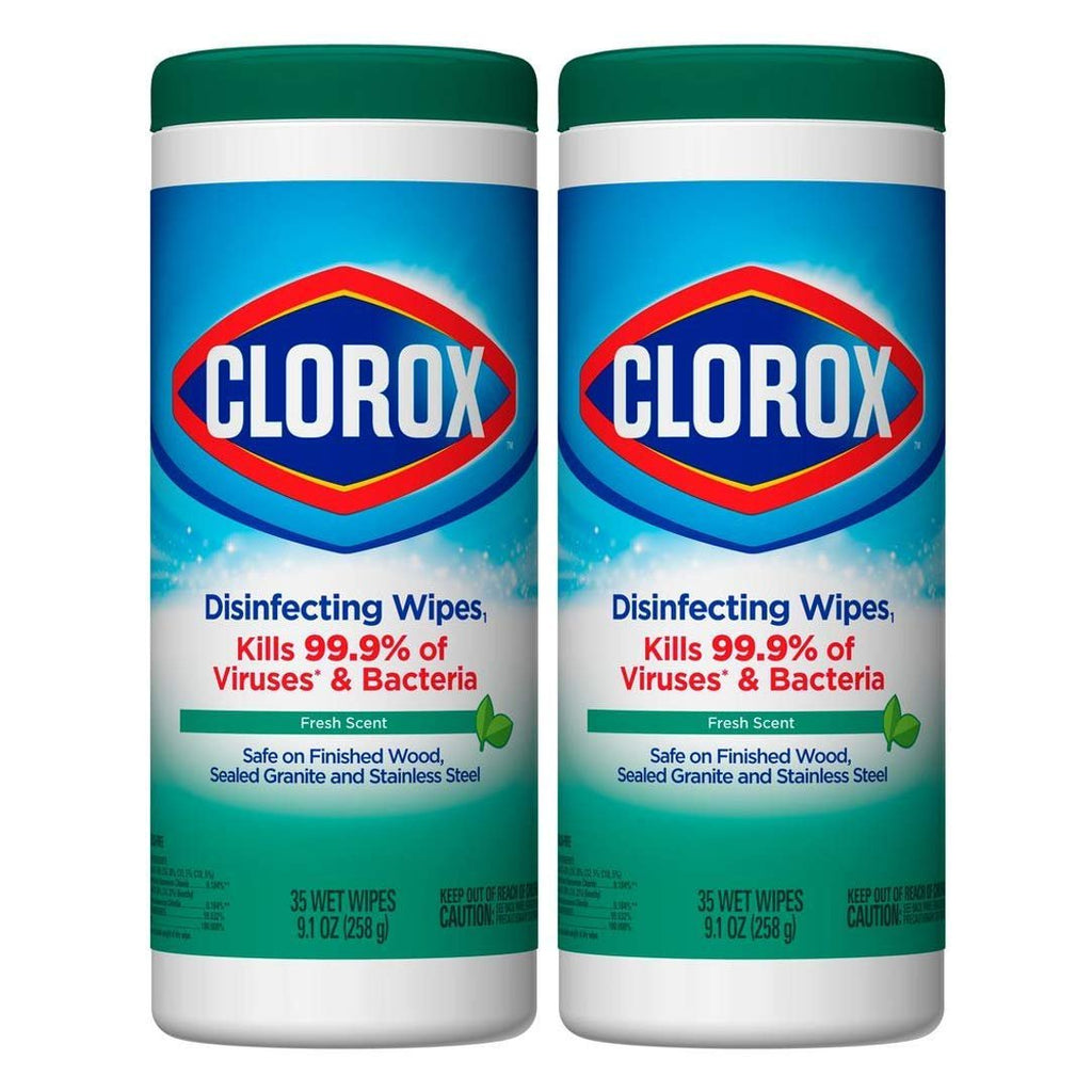 Clorox Disinfecting Wipes Value Pack, Bleach Free Cleaning Wipes, 35 Count (Pack of 4)