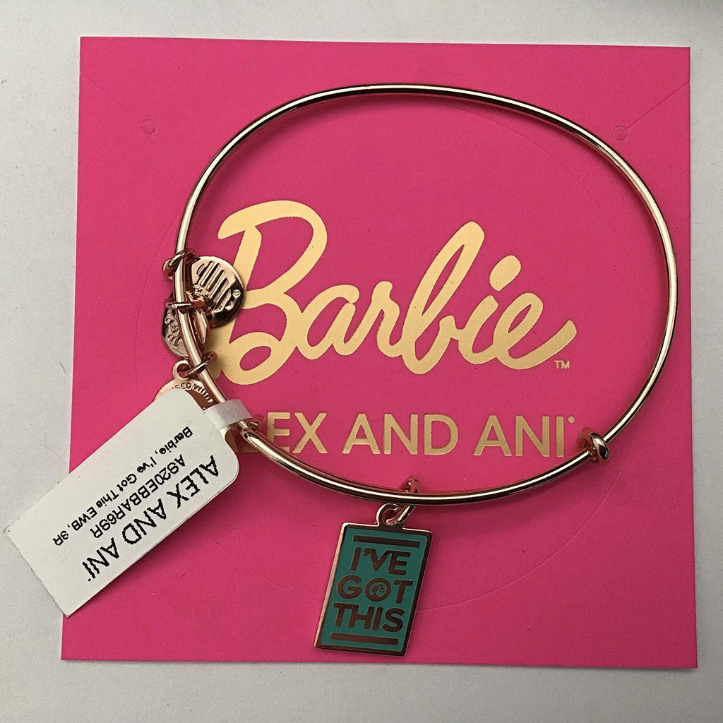 Alex and Ani Barbie Charm Bangle Bracelet