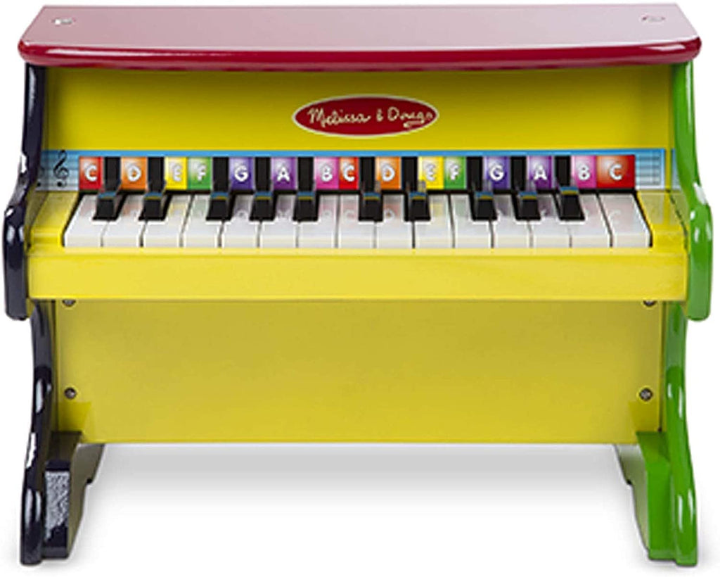 Melissa & Doug Learn-To-Play Piano With 25 Keys and Color-Coded Songbook