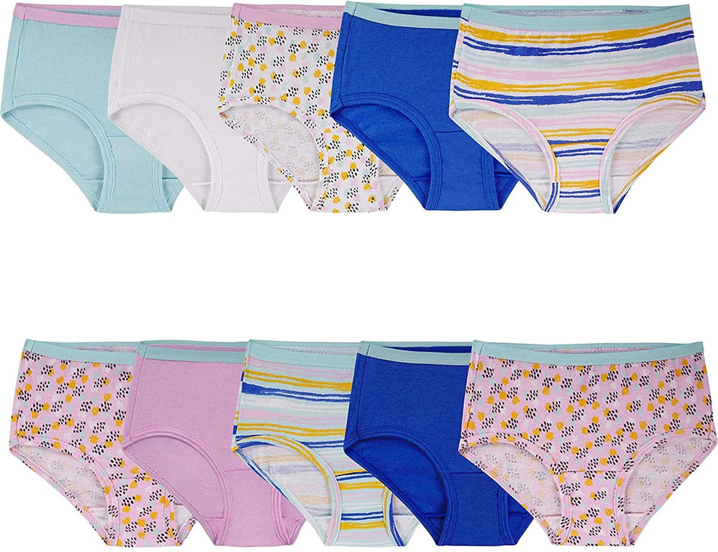 Fruit of the Loom Girls' Cotton Brief Underwear