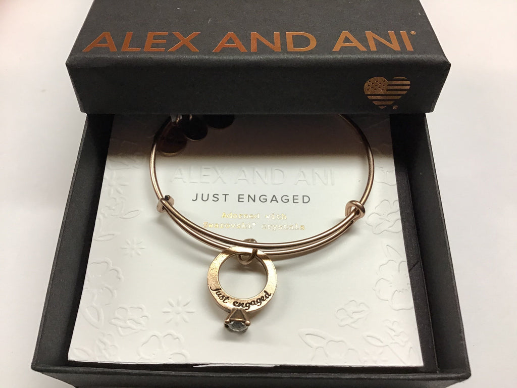 Alex and Ani Women's Just Engaged Bangle Bracelet