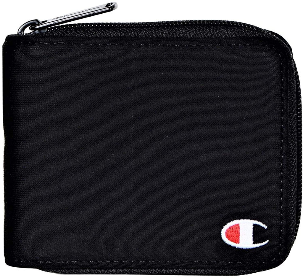 Champion Men's Reverse Weave Zip BIFOLD Wallet