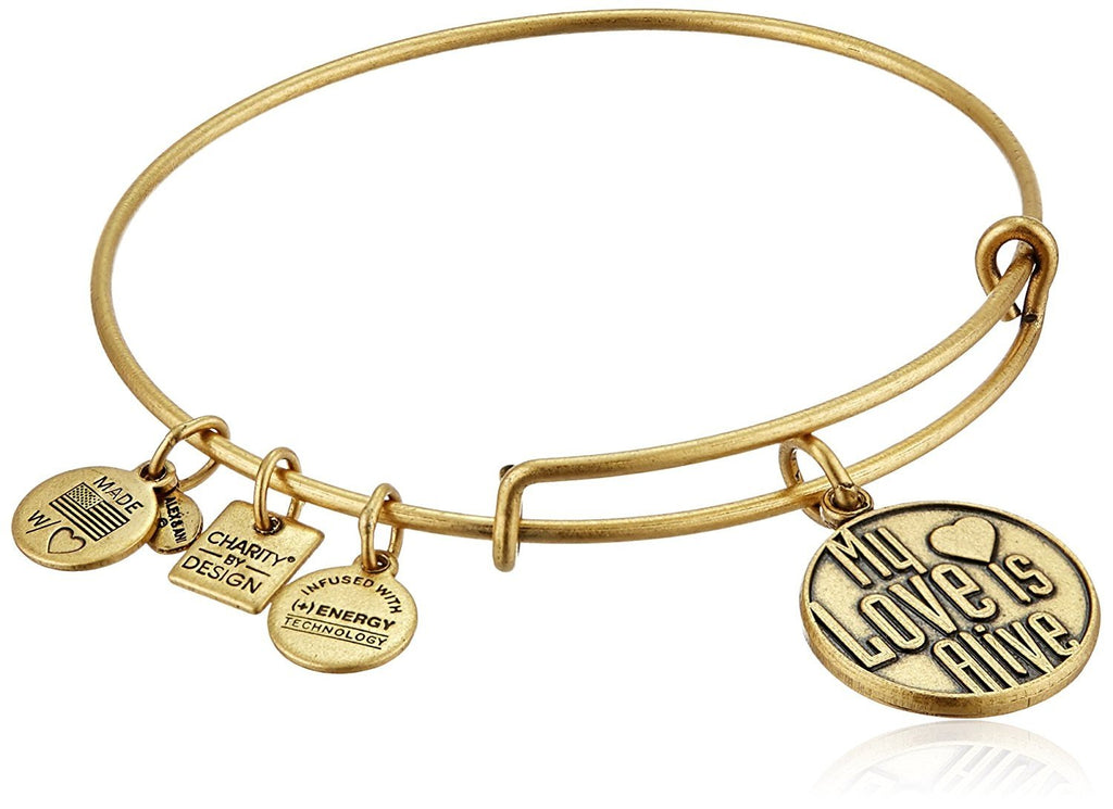 Alex and Ani Charity by Design My Love is Alive Bangle Bracelet