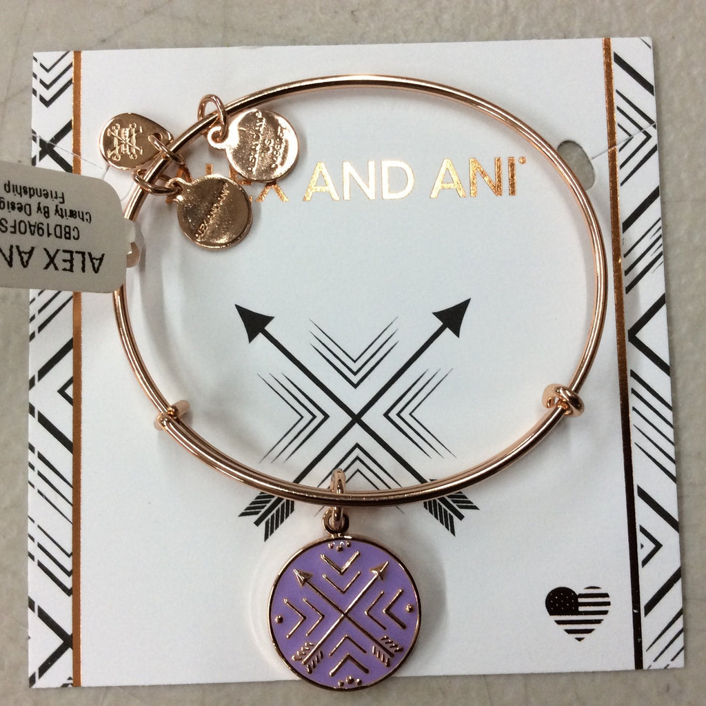 Alex and Ani Charity by Design Arrows of Friendship Expandable Bangle Bracelet