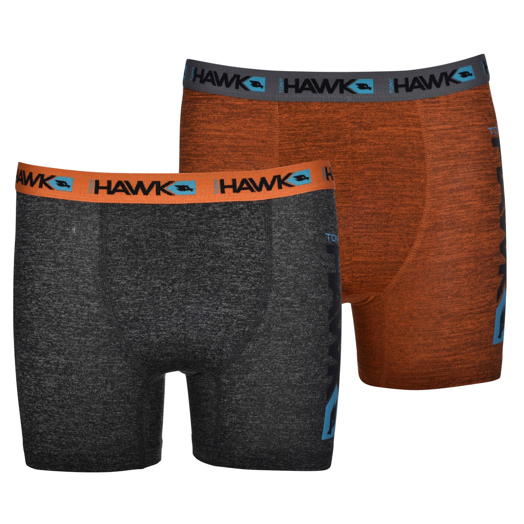 Tony Hawk Boys' Boxer Briefs 4 Pack Performance Dri Fusion Tech Compression