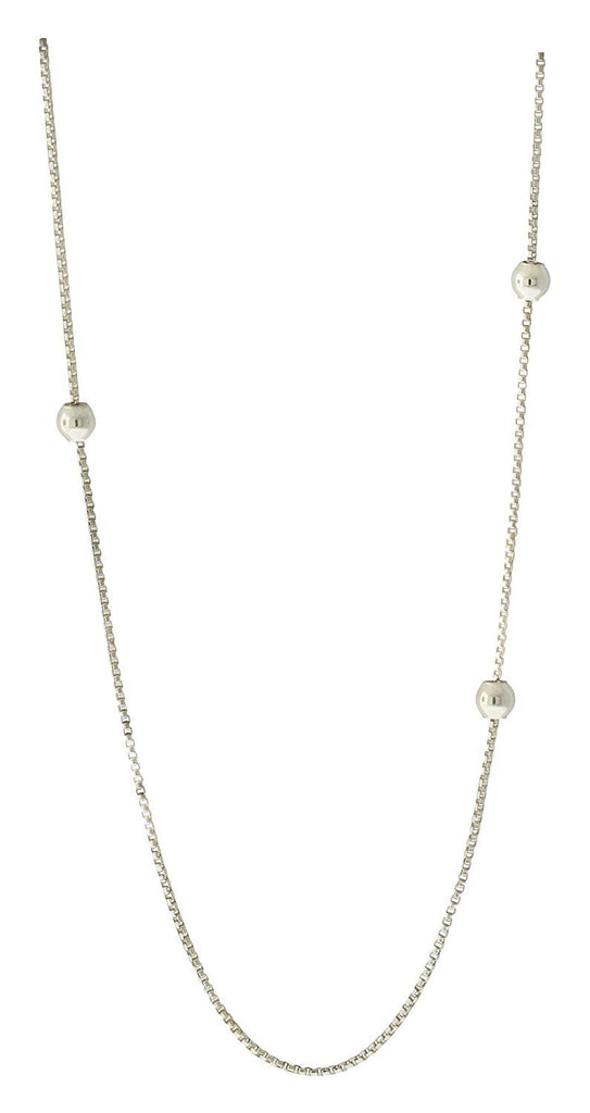 Alex and Ani Chain Station 6 Smart Beads Chain Necklace, 32"